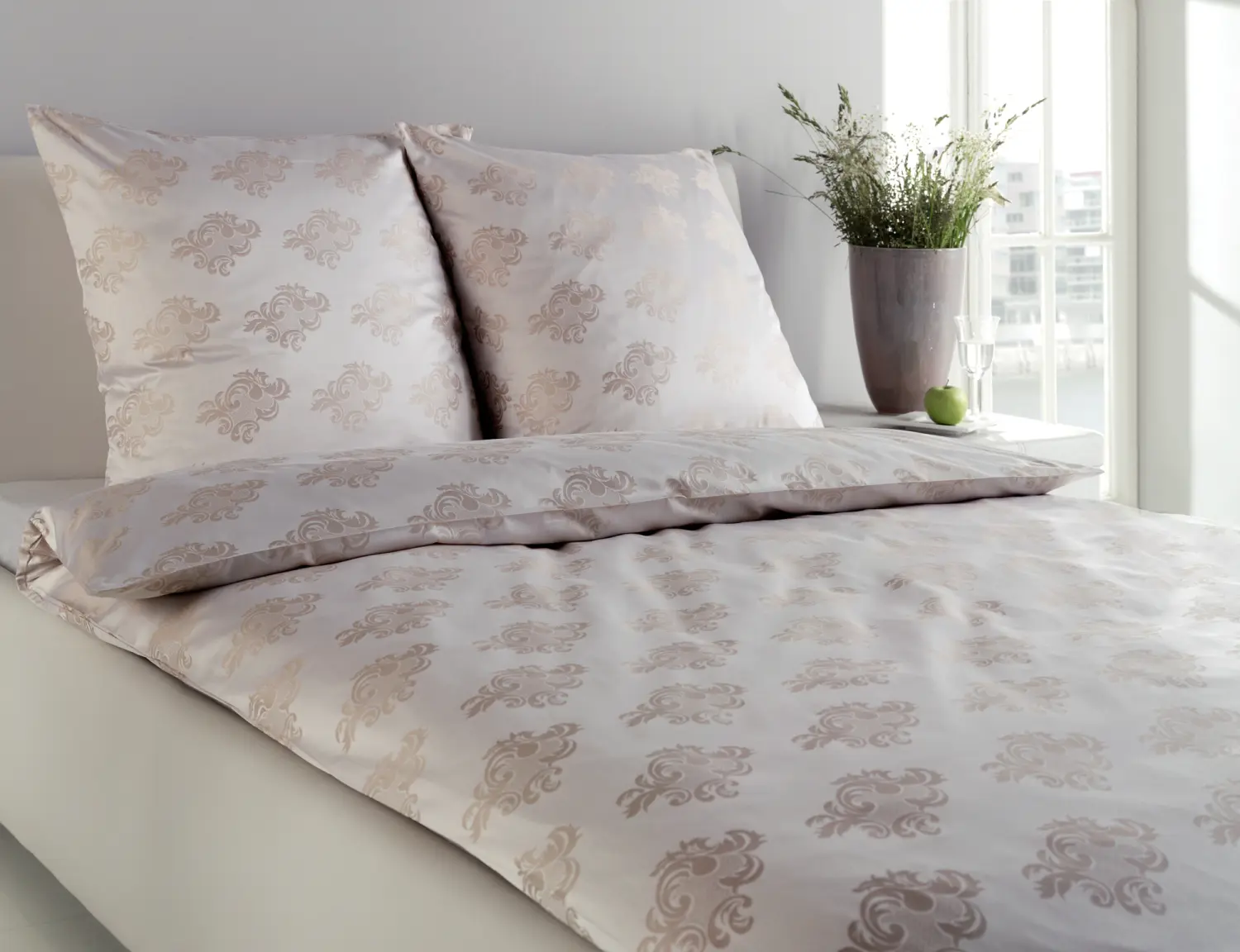 Muster Bettlaken von Heinrich Seegers Objekttextilien GmbH