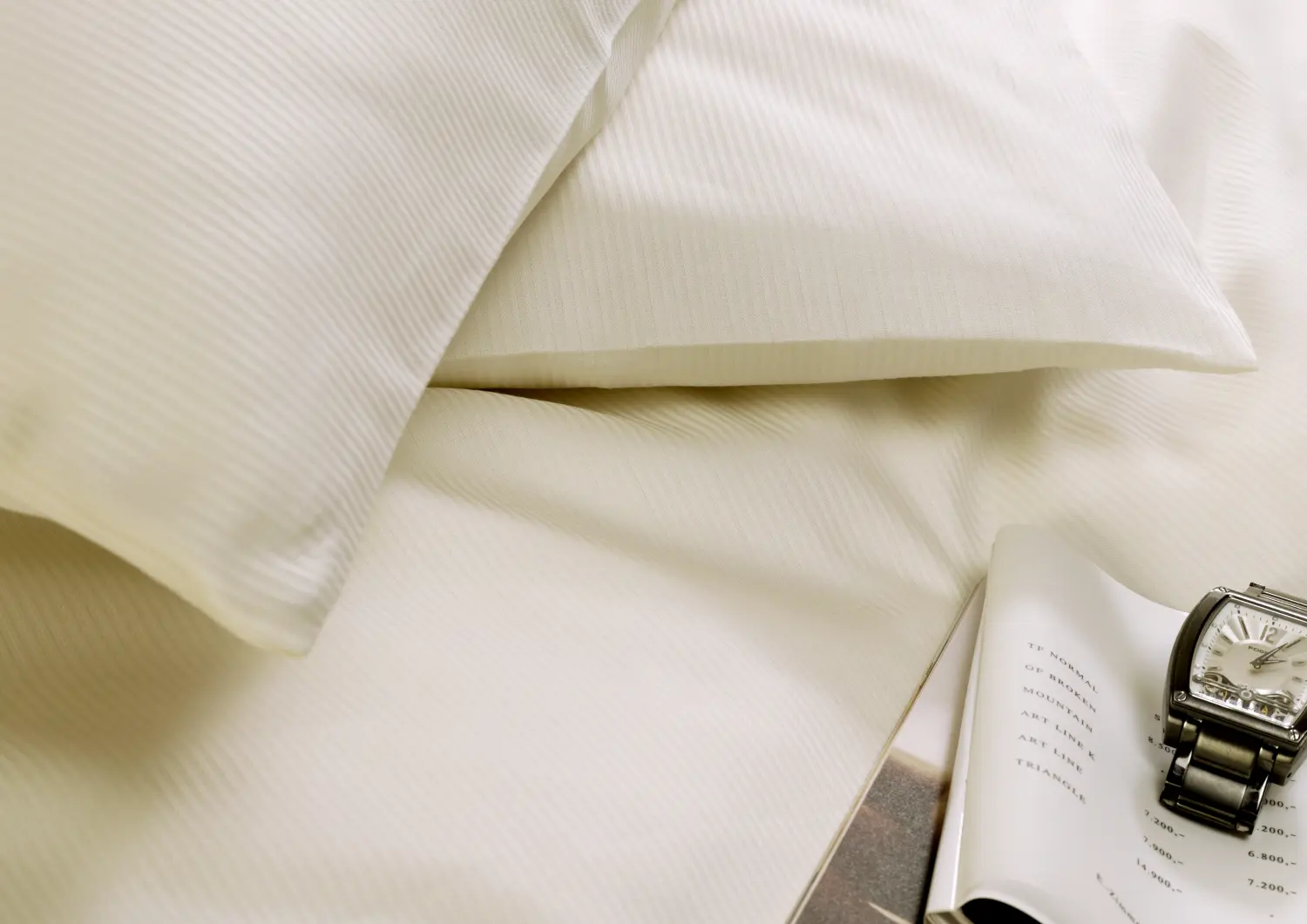 Streifenbettlaken von Heinrich Seegers Objekttextilien GmbH